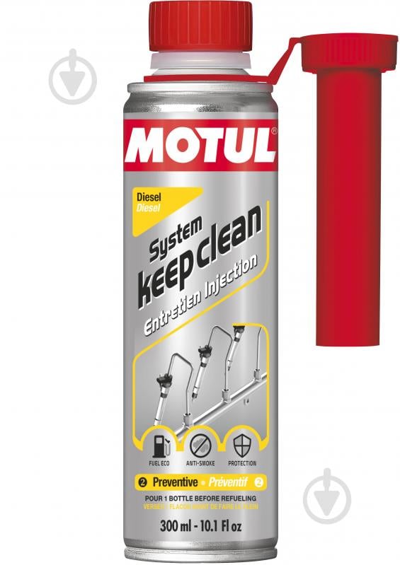 Очисник паливної системи дизельних двигунів Motul System Keep Clean Diesel 300 мл - фото 1