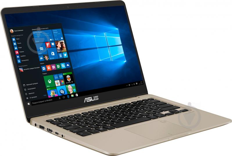 Ноутбук Asus X411UN-EB163T 14" (90NB0GT4-M02290) gold - фото 2