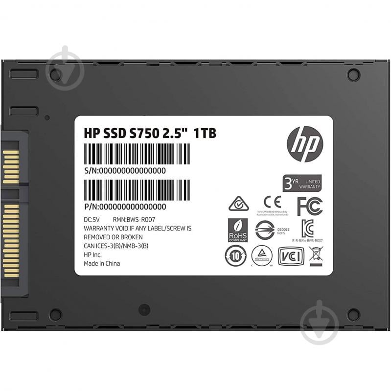 SSD-накопитель HP 1000GB 2,5" SATA III TLC (16L54AA) - фото 4