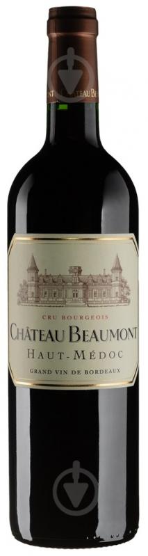 Вино Chateau Beaumont виноградное натуральное сухое красное Шато Бомон 0,75 л - фото 1 Вино Chateau Beaumont виноградное натуральное сухое красное Шато Бомон 0,75 л - фото 1