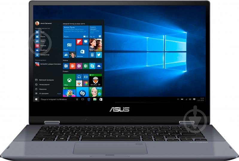 Ноутбук Asus TP412UA-EC220T 14" (90NB0J71-M06970) gray - фото 4