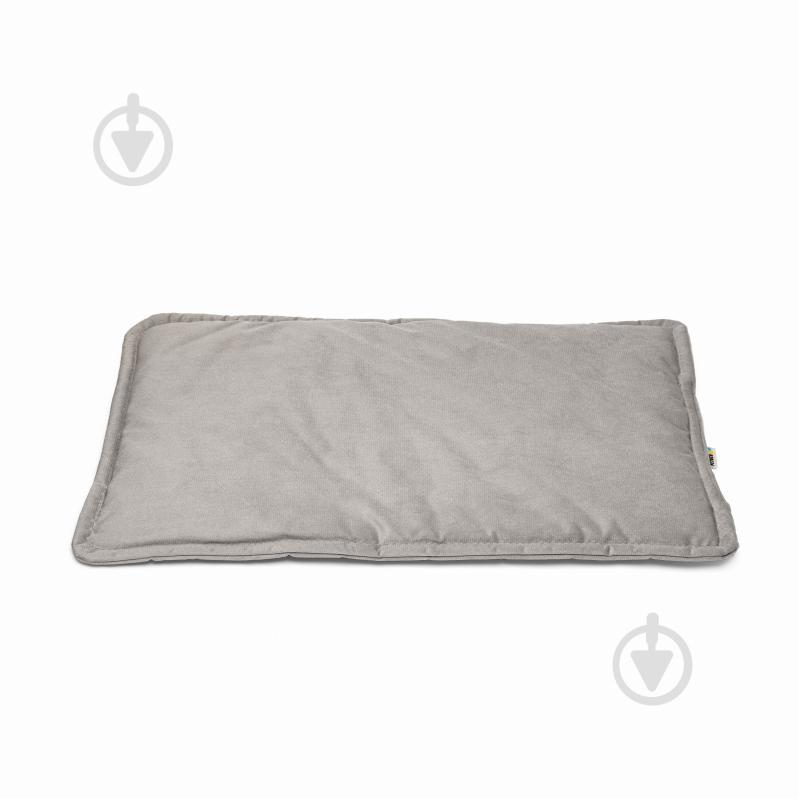 Лежак PETBED Слим XL 90х60 см h-3 см велюр серый - фото 1 Лежак PETBED Слим XL 90х60 см h-3 см велюр серый - фото 1