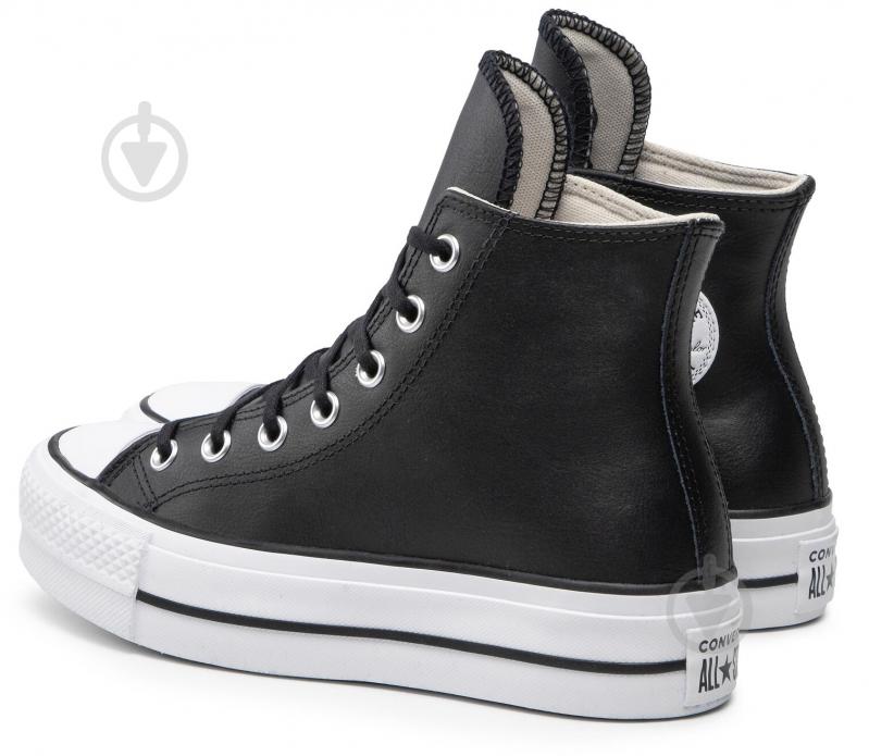 Кроссовки Converse CHUCK TAYLOR ALL STAR LEATHER PLATFORM 561675C р.41 - фото 4