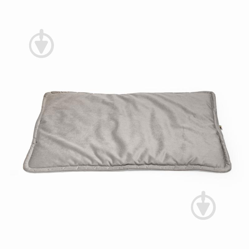 Лежак PETBED Слим 2XL 100х70 см h-3 см велюр серый - фото 1 Лежак PETBED Слим 2XL 100х70 см h-3 см велюр серый - фото 1