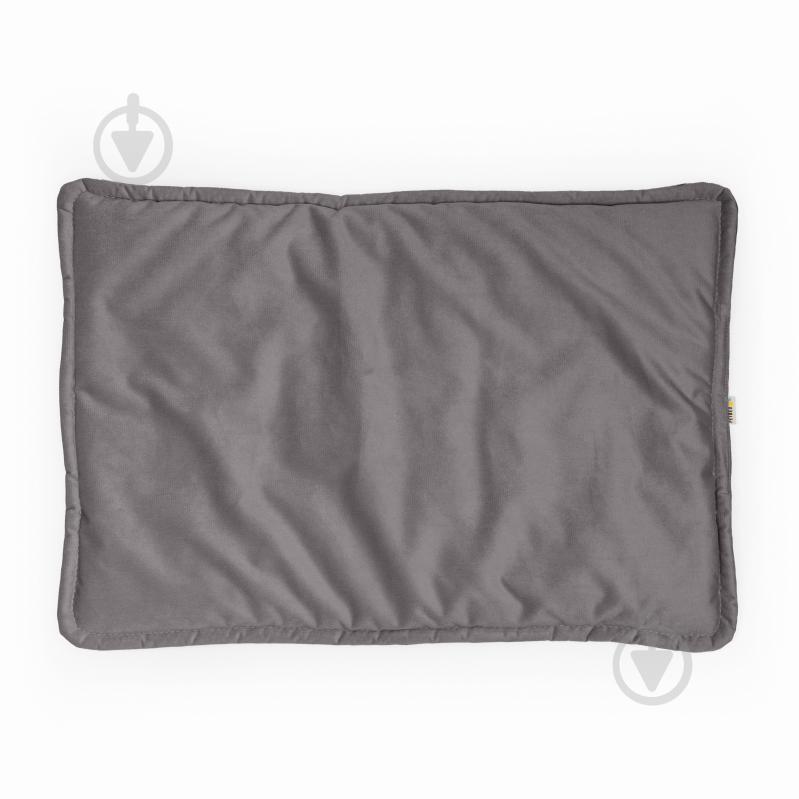 Лежак PETBED Слим 2XL 100х70 см h-3 см велюр темно-серый - фото 3 Лежак PETBED Слим 2XL 100х70 см h-3 см велюр темно-серый - фото 3