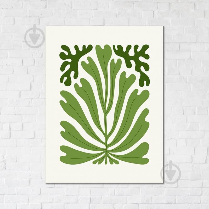 Постер Зелень. Постер для інтер'єру 30x40 см Brushme - фото 1