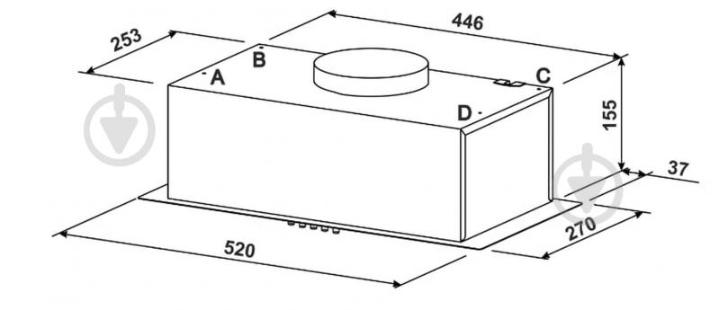 Витяжка Jantar BILT 650 LED 52 BL - фото 10