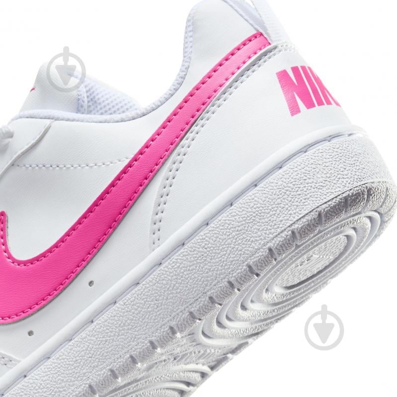 Кросівки для дівчаток демісезонні Nike COURT BOROUGH LOW RECRAFT DV5456-113 р.40 білі - фото 10