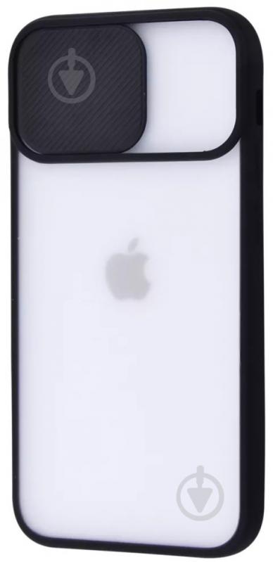Чохол PRC Camera Protect Matte Case (PC+TPU) для Apple iPhone 12 Mini black - фото 1