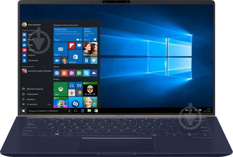 Ультрабук Asus UX433FA(NEW)-A5307T 14" (90NB0JR1-M09320) blue - фото 1