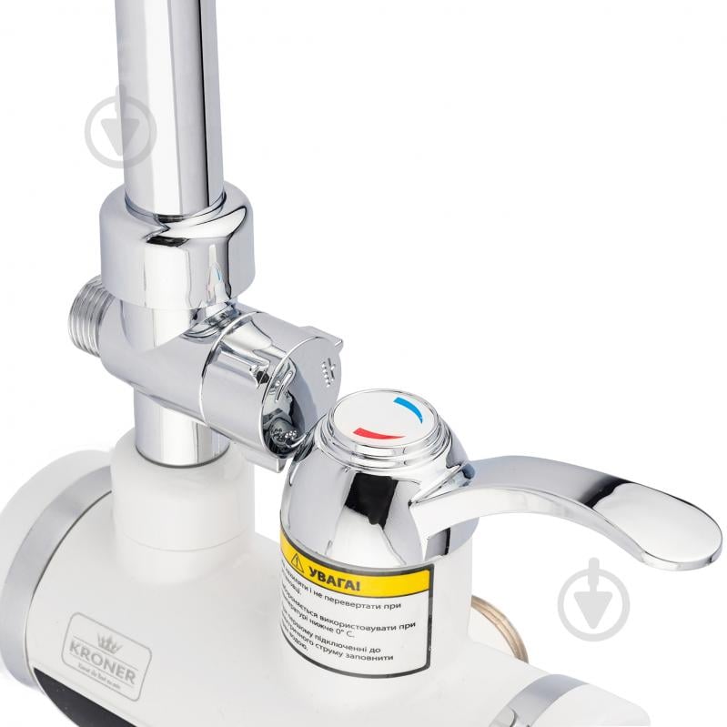 Електроводонагрівач проточний Kroner KRM Volt - CW191WMDS с дисплеем - фото 3 Електроводонагрівач проточний Kroner KRM Volt - CW191WMDS с дисплеем - фото 3