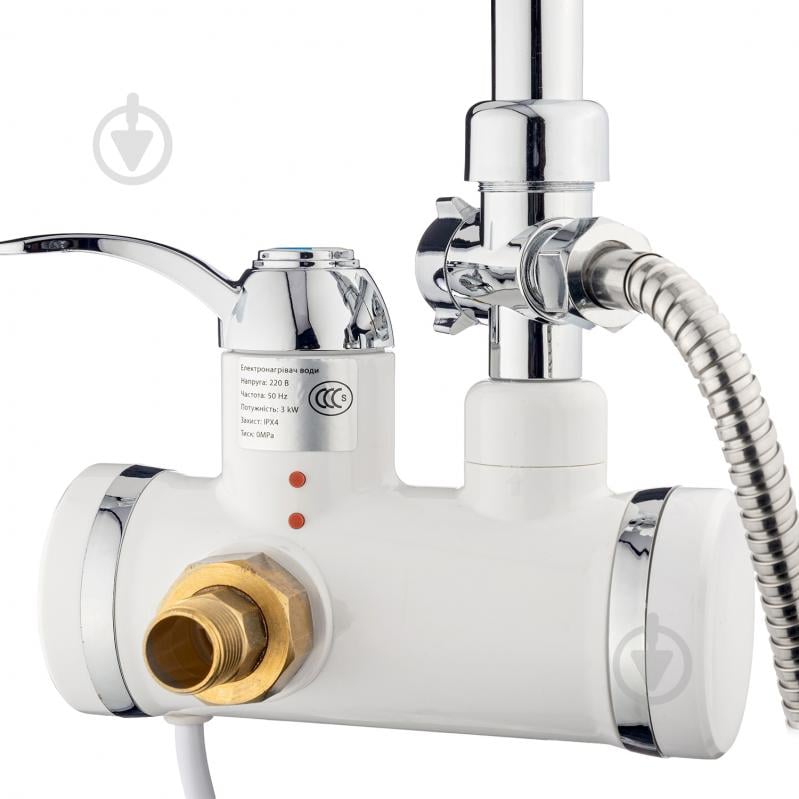 Електроводонагрівач проточний Kroner KRM Volt - CW191WMDS с дисплеем - фото 4 Електроводонагрівач проточний Kroner KRM Volt - CW191WMDS с дисплеем - фото 4