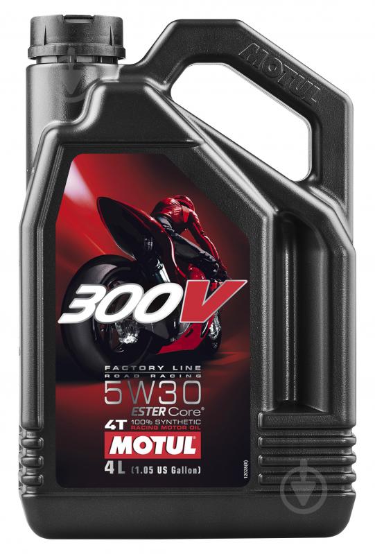 Моторне мастило Motul 300V 4T Factory Line Road Racing 5W-30 4 л (835941) - фото 1