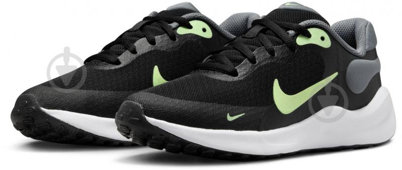 Кроссовки дитячі демісезонні Nike REVOLUTION 7 FB7689-006 р.35,5 черные - фото 3