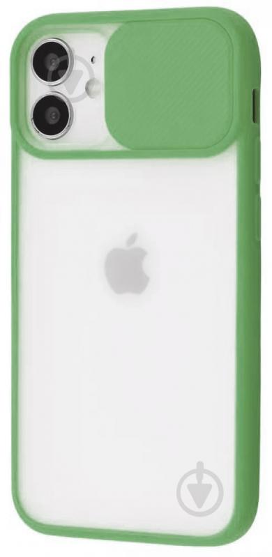 Чохол PRC Camera Protect Matte Case (PC+TPU) для Apple iPhone 12 Mini green - фото 1