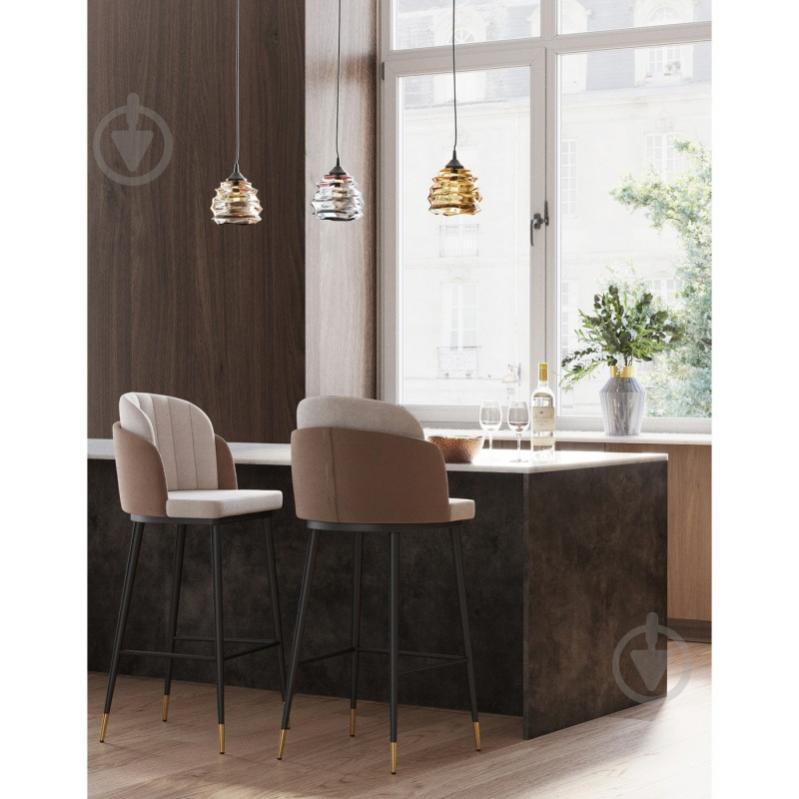 Ваза KARE Design Barfly 30 см серая 60578 - фото 6