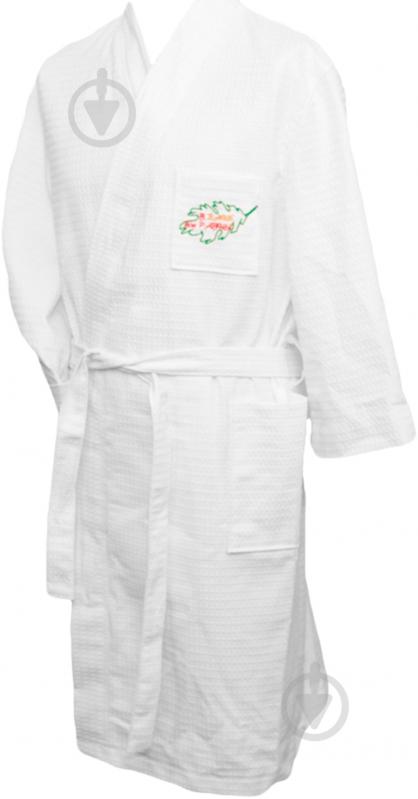 Халат для сауны белый - фото 2