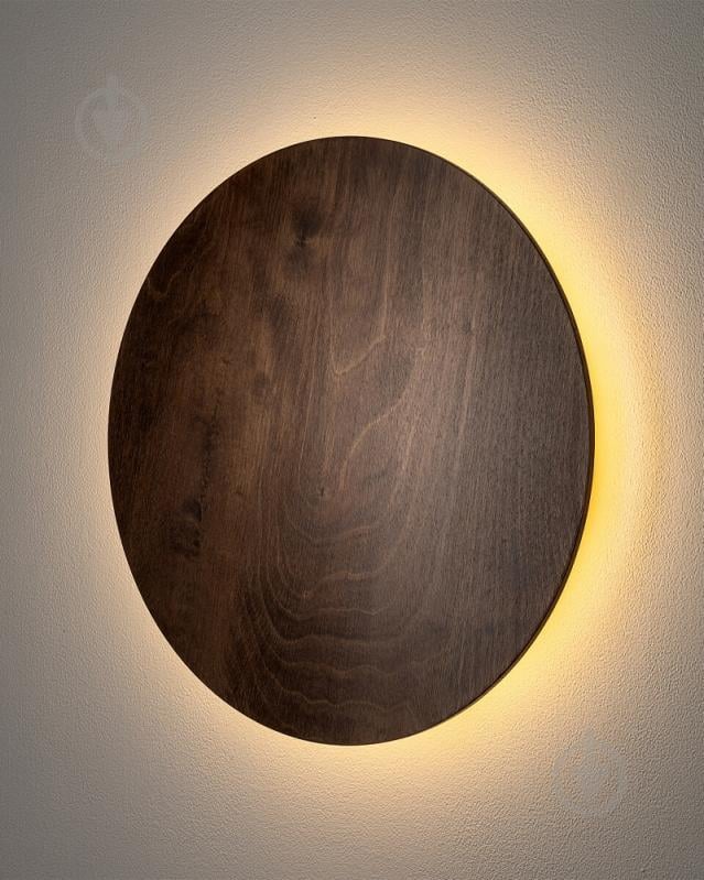 Бра Nowodvorski Ring Timber 1x13 Вт LED-модуль коричневий 11291 - фото 4 Бра Nowodvorski Ring Timber 1x13 Вт LED-модуль коричневий 11291 - фото 4