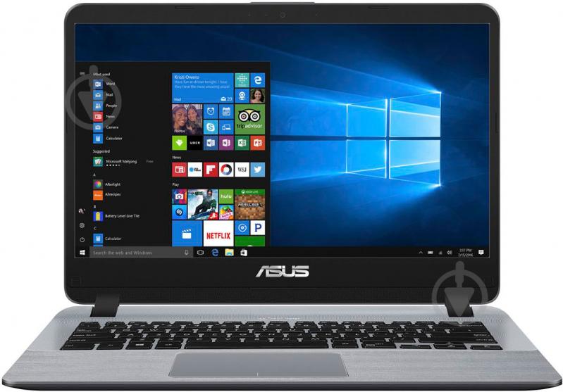 Ноутбук Asus X407UA-EK740 14" (90NB0HP1-M11750) gray - фото 1