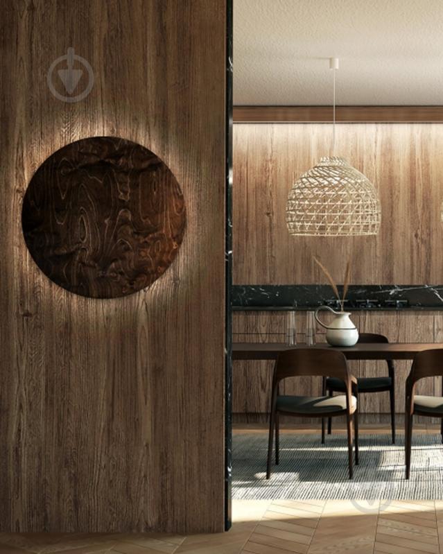 Бра Nowodvorski Ring Timber 1x16 Вт LED-модуль коричневый 11292 - фото 2
