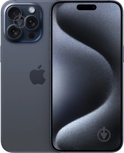 Смартфон Apple iPhone 15 Pro Max (REF A+) 256GB blue titanium (2QMU7A3) - фото 1