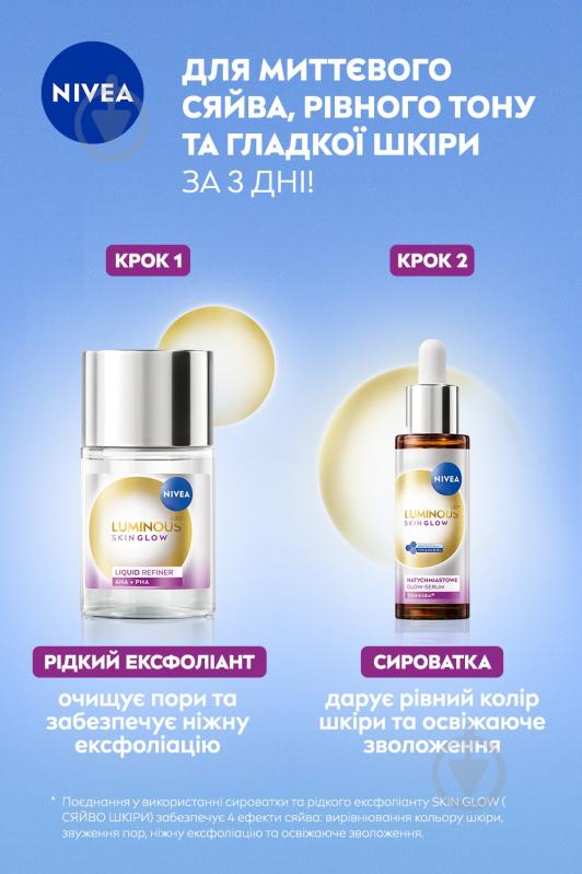 Сыворотка Nivea Luminous630® SKIN GLOW 30 мл - фото 6 Сыворотка Nivea Luminous630® SKIN GLOW 30 мл - фото 6