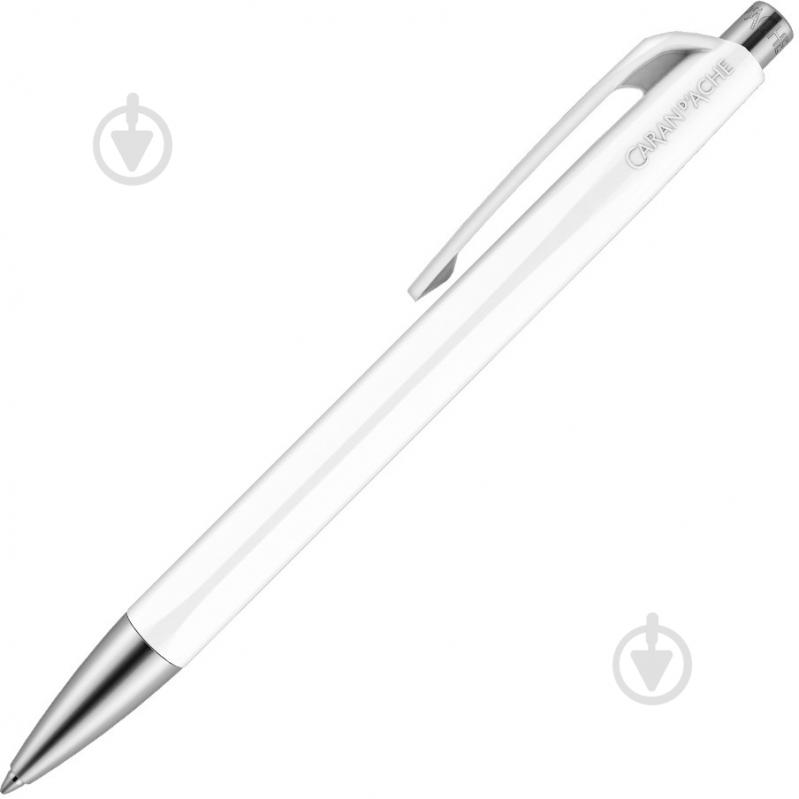 Ручка шариковая Caran d'Ache 888 Infinite белая - фото 1