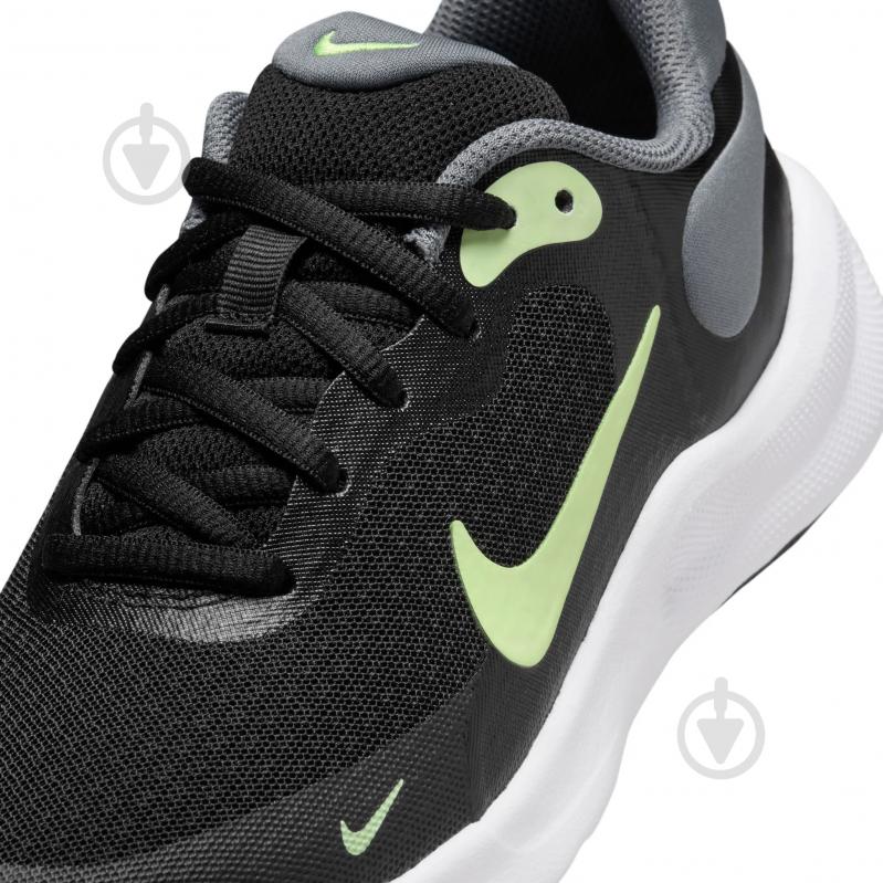 Кроссовки детские демисезонные Nike REVOLUTION 7 FB7689-006 р.36,5 черные - фото 6