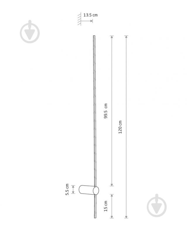 Бра Nowodvorski Saber 1x16 Вт LED-модуль оливковый 11382 - фото 8