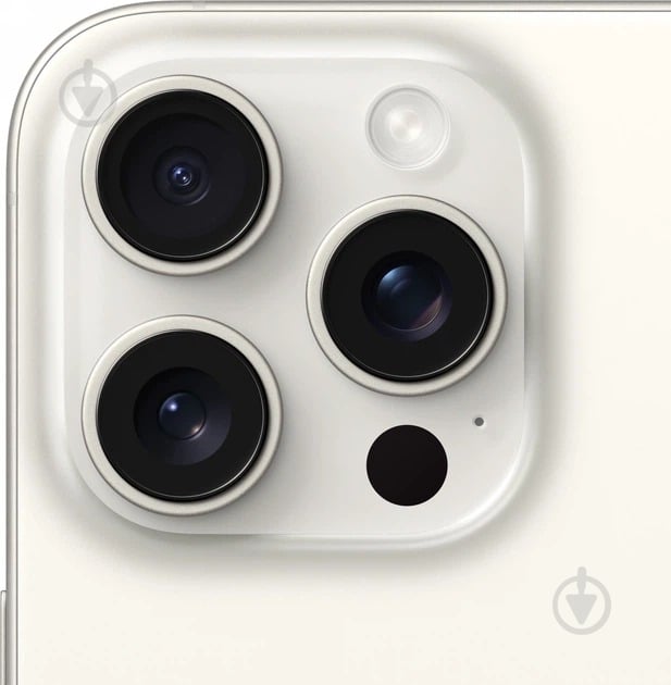 Смартфон Apple iPhone 15 Pro Max (REF A+) 256GB white titanium (2QMU783) - фото 5