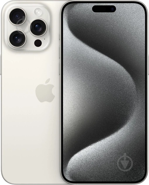 Смартфон Apple iPhone 15 Pro Max (REF A+) 256GB white titanium (2QMU783) - фото 1
