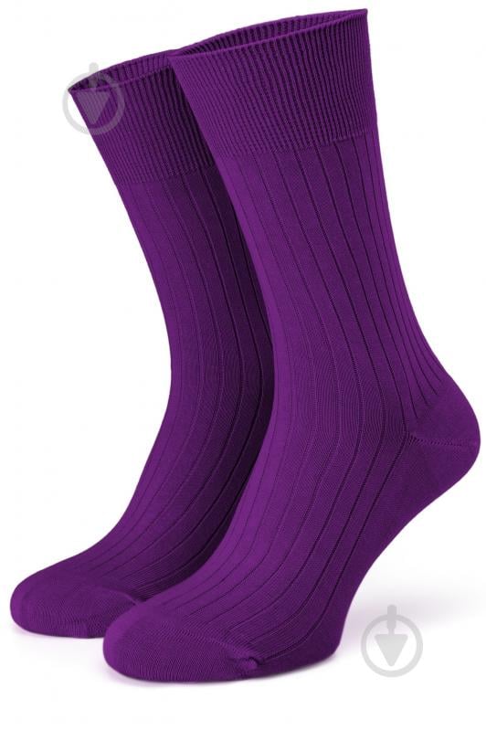 Шкарпетки KRAGO Viola Ribbed sk-2-018 р.43-46 фіолетовий - фото 1