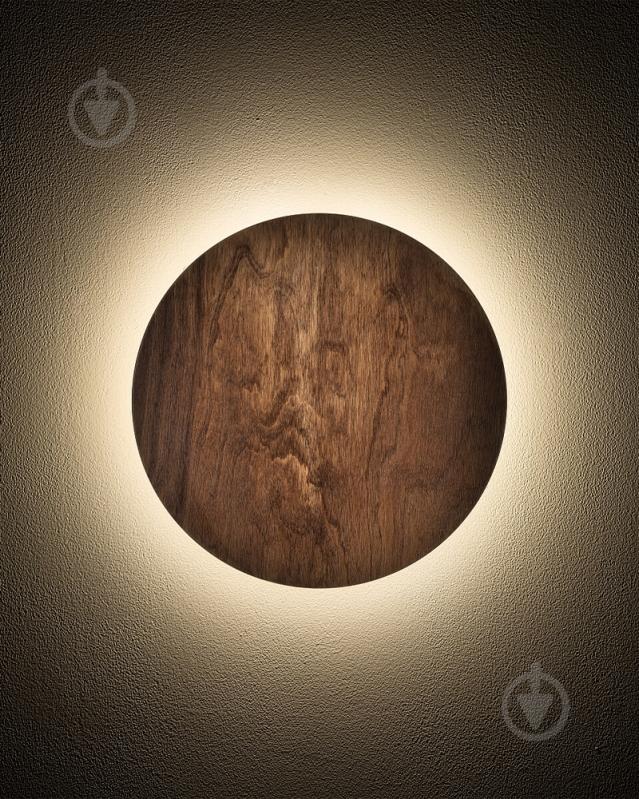 Бра Nowodvorski Ring Timber 1x7 Вт LED-модуль коричневый 11288 - фото 2