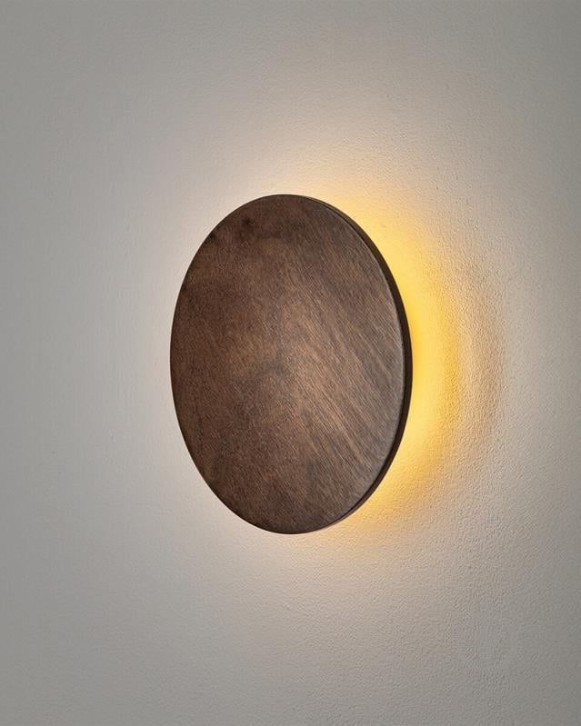 Бра Nowodvorski Ring Timber 1x7 Вт LED-модуль коричневый 11288 - фото 4