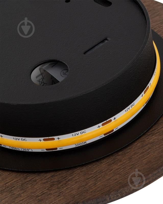 Бра Nowodvorski Ring Timber 1x7 Вт LED-модуль коричневый 11288 - фото 6