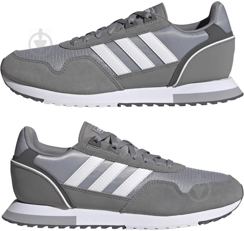 Кроссовки мужские демисезонные Adidas 8K 2020 FY8038 р.41 1/3 серые - фото 5