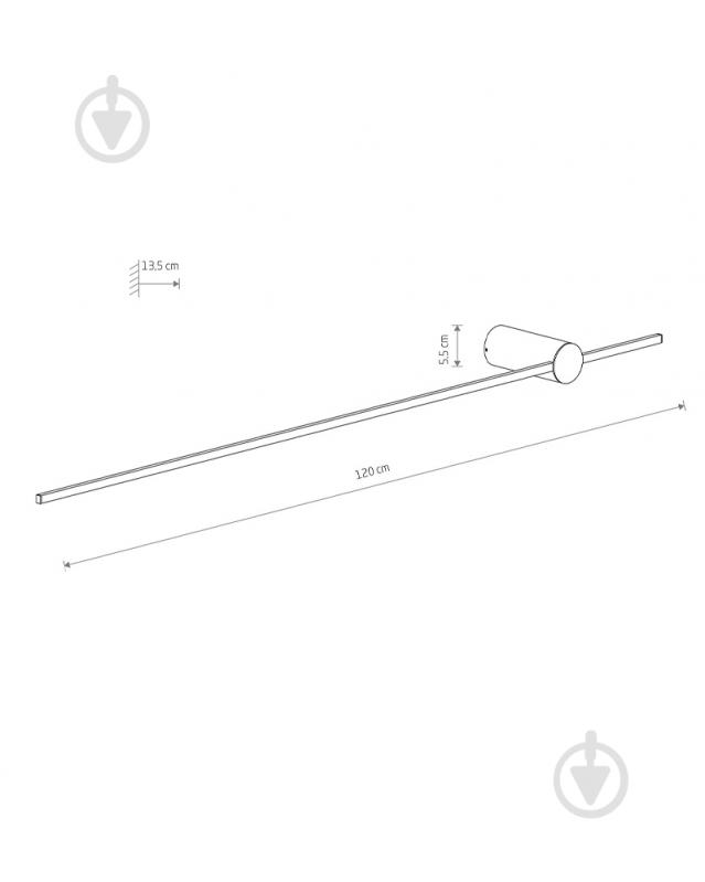 Бра Nowodvorski Saber 1x16 Вт LED-модуль білий 11590 - фото 6 Бра Nowodvorski Saber 1x16 Вт LED-модуль білий 11590 - фото 6