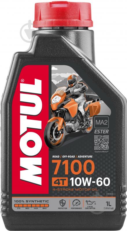 Моторне мастило Motul 7100 4T 10W-60 1 л (845511) - фото 1