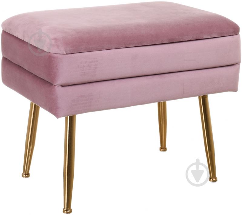 Сундук-пуф Yves 500х345х420 мм розовый (VWF19A230A-S-DPK) - фото 1 Сундук-пуф Yves 500х345х420 мм розовый (VWF19A230A-S-DPK) - фото 1