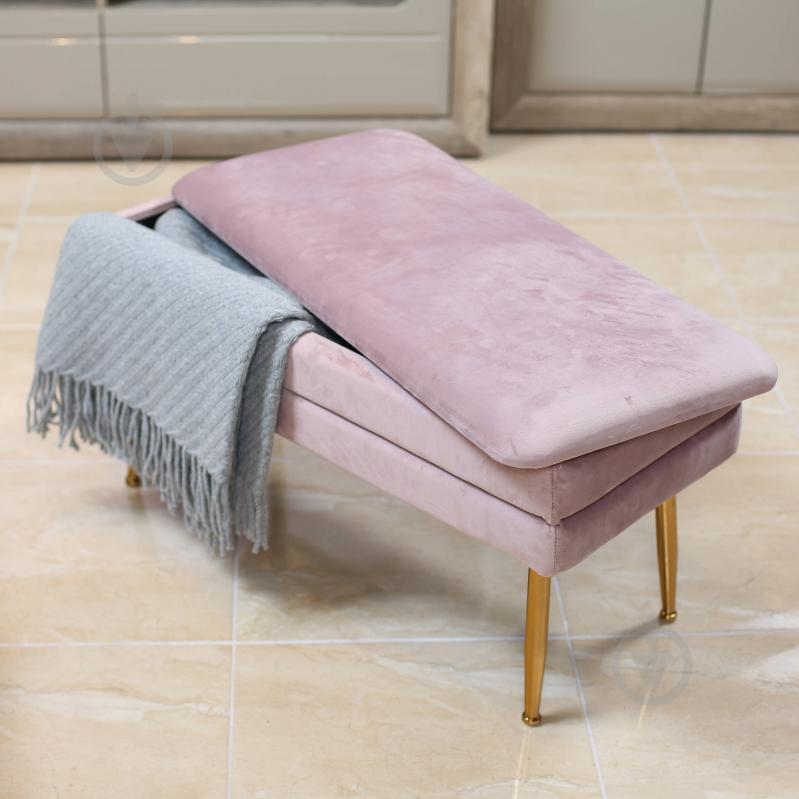 Сундук-пуф Yves 500х345х420 мм розовый (VWF19A230A-S-DPK) - фото 5 Сундук-пуф Yves 500х345х420 мм розовый (VWF19A230A-S-DPK) - фото 5