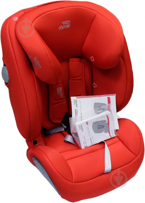 УЦЕНКА! Автокресло Britax-Romer EVOLVA 123 SL SICT Fire Red 2000030822 (УЦ №23) - фото 8