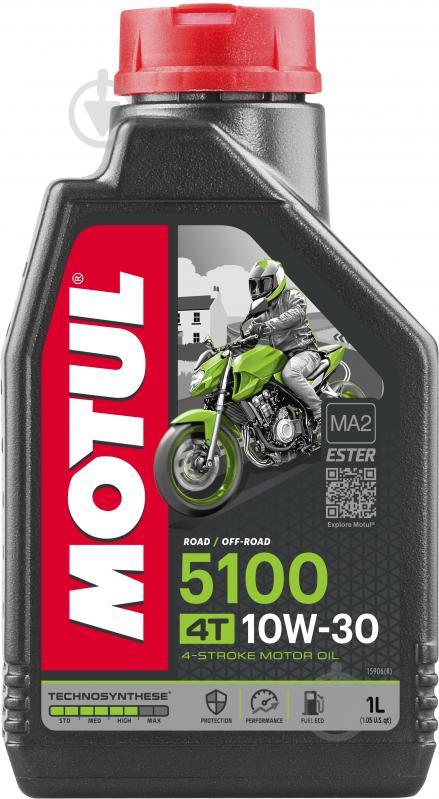 Моторне мастило Motul 5100 4T 10W-30 1 л (836611) - фото 1