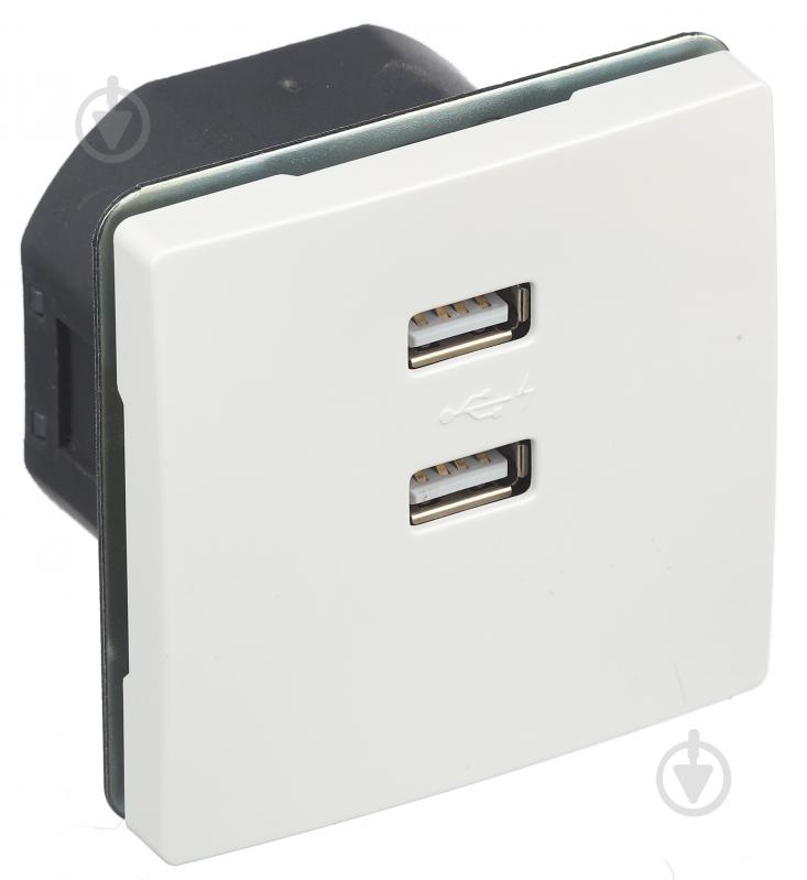 Розетка USB двойная Siemens Style IP20 белый полярный 5TG13780WH - фото 1