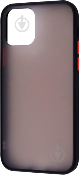 Чехол Shadow Matte Case (PC+TPU) черный для Apple iPhone 12 Pro Max - фото 1