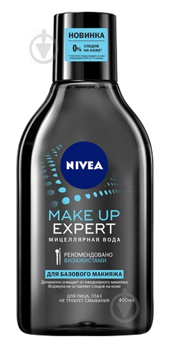 Міцелярна вода Nivea Make up Еxpert для базового макіяжу 400 мл - фото 1