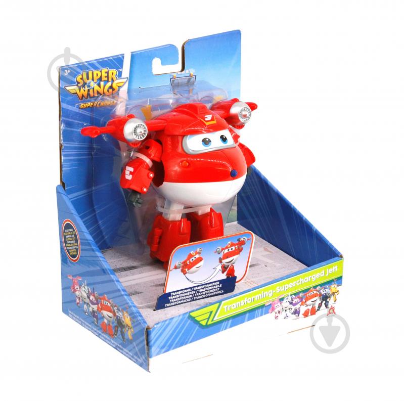 Игрушка-трансформер Super Wings Transforming-Supercharge Jett Джетт EU740283 - фото 3