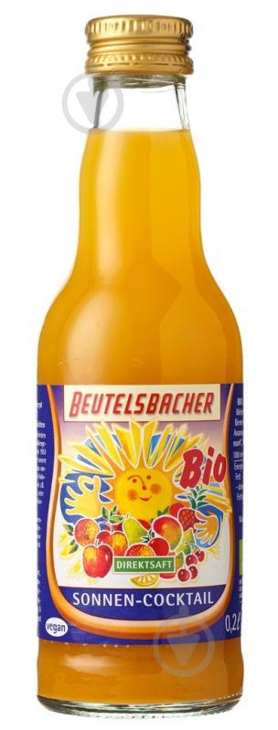 Сок Beutelsbacher мультифрукт Солнечный коктейль органический 0,2 л - фото 1