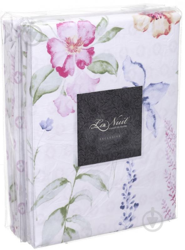 Комплект постельного белья Flora розовый с рисунком La Nuit - фото 2