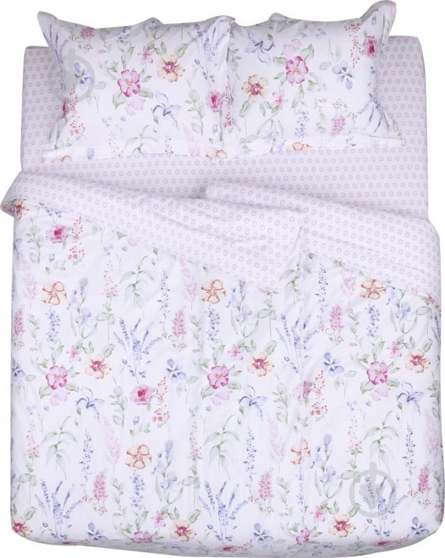 Комплект постельного белья Flora розовый с рисунком La Nuit - фото 1