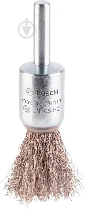 Щітка гроновидна 6 мм 0.2 X 15 мм Bosch 2608622126 - фото 1